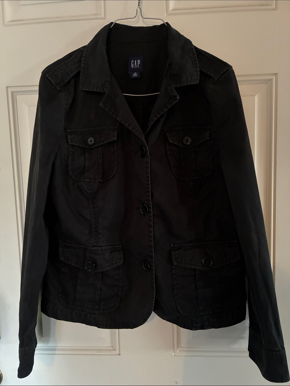 GAP Black Utility Field Jacket Size 12